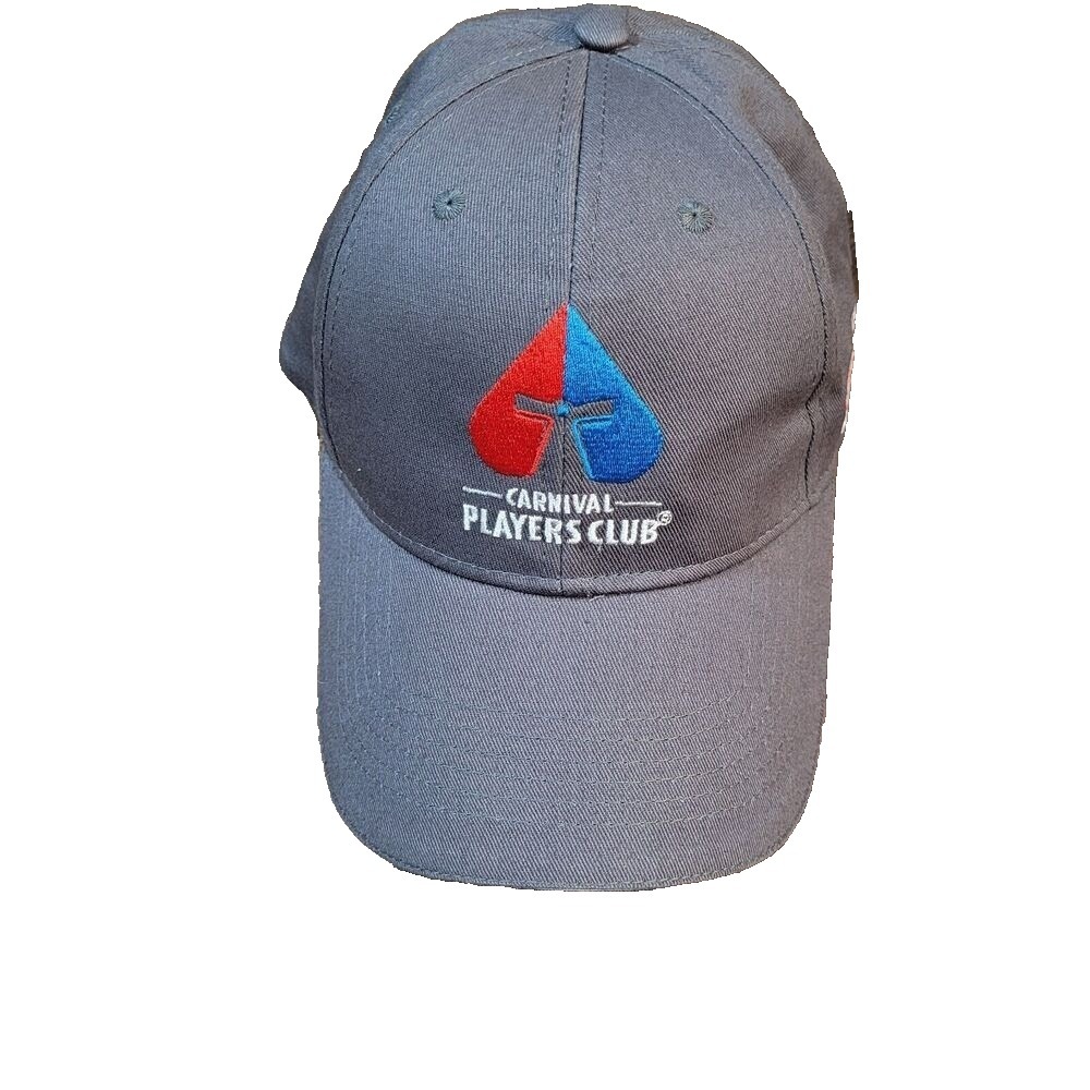 Carnival Players Club Gambling Dice Gray Adjustable Cap Hat‎